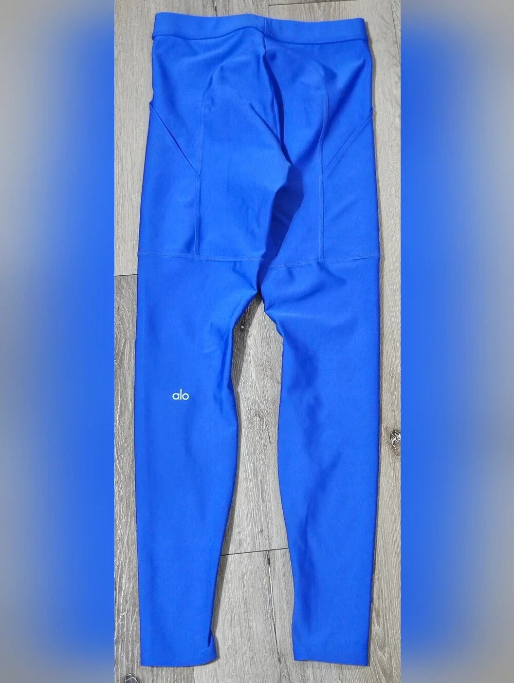 Alo Bright Blue High Waist Airlift 4 Pocket Utility Leggings Womens Size Small